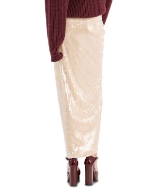 Sequined Maxi Skirt