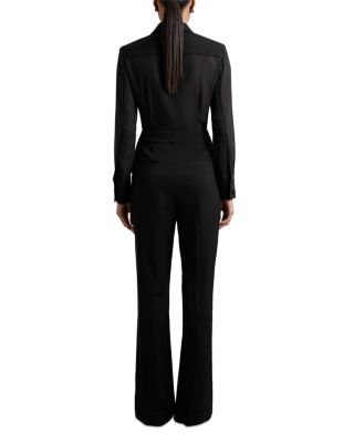 Perla Sheer Sleeve Jumpsuit