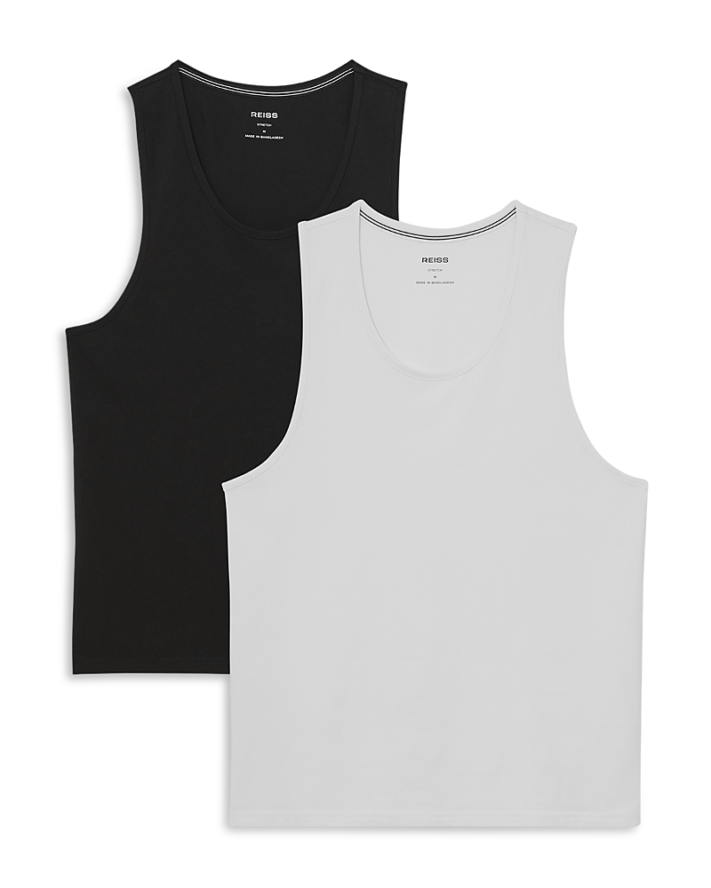 Reiss Monty Jersey Vest, 2 Pack