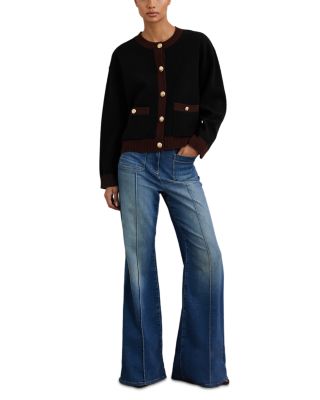 Olive Tipped Cardigan