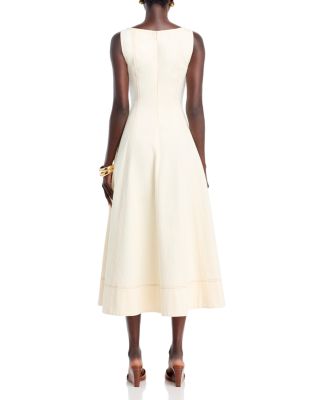 Tia Sculpted Midi Dress