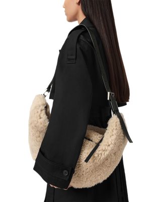 Luna Shearling Shoulder Bag