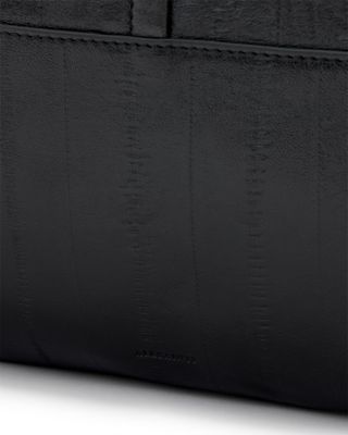 Asha Eel Embossed Shoulder Bag