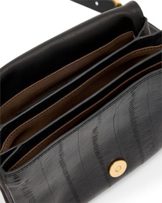 Jupiter Eel Embossed Leather Crossbody