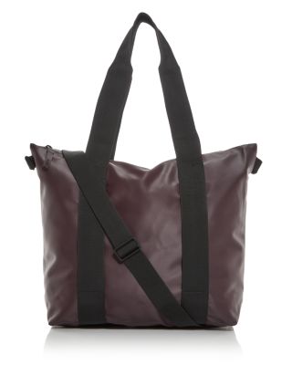 Mini Faux Leather Tote Bag