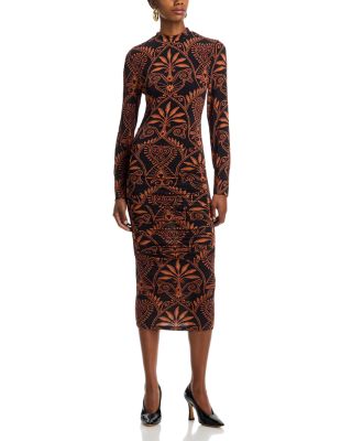 Cornely Anika Printed Jersey Midi Dress