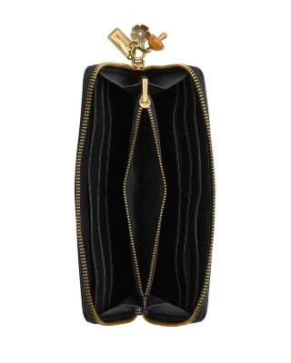 Essential Slim Leather Accordion Zip Wallet