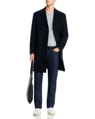 Wool &amp; Cashmere Flyfront Topcoat