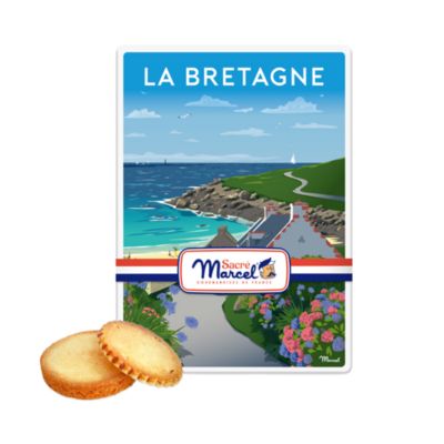 Brittany Coast Breton Butter Galettes & Shortbreads Tin