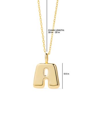Bubble Letter Necklace
