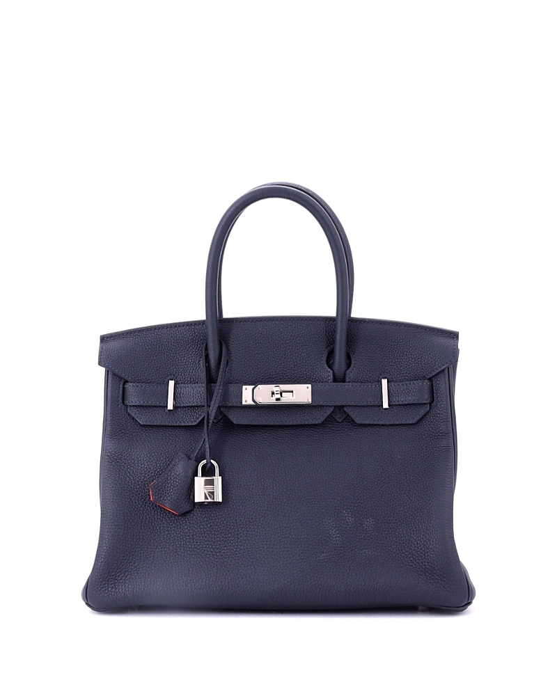 PRE-OWNED HERMES Pre-owned Hermes Birkin 30 Handbag Verso Togo With Palladium Hardware