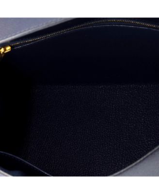 Kelly 28 Handbag Blue Epsom with Gold Hardware