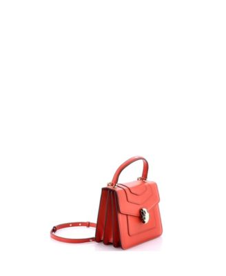  Small Serpenti Forever Top Handle Bag Leather
