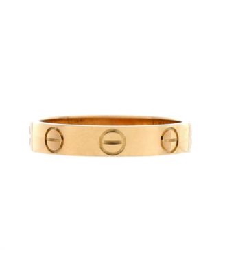 Love Wedding Band Ring 18K Gold