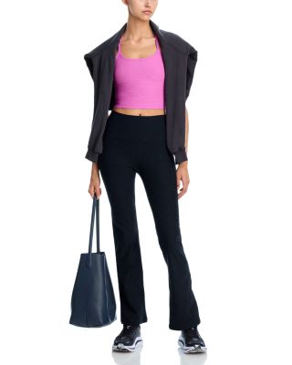 Spacedye Slim Racerback Cropped Tank in Sunset Violet Heather