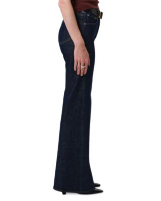 Kimberly 70's High Rise Flare Jeans in Helia