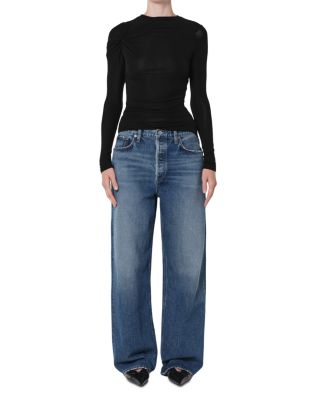 High Rise Baggy Jeans in Selection