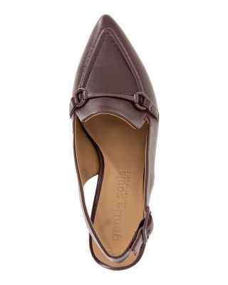 Women's Dawson Leather Slingback Pumps