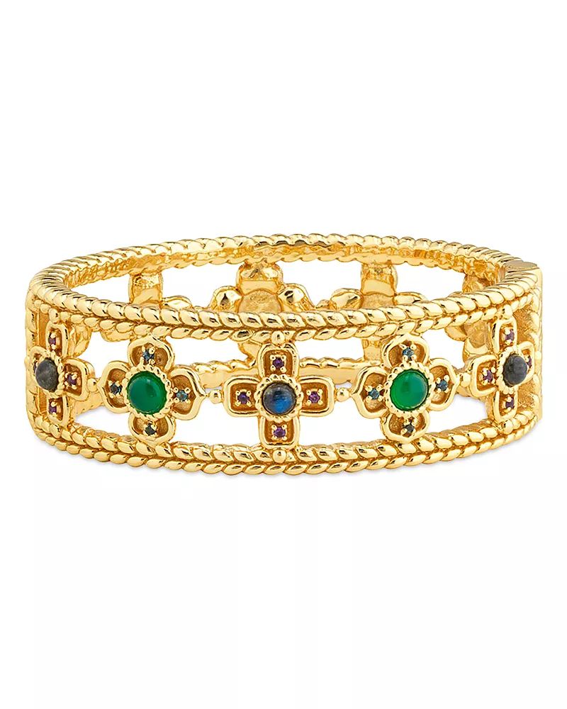 Capucine De Wulf Contessa Hinged Bangle Bracelet