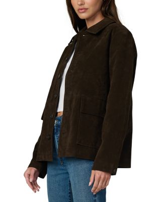 Faux Suede Chore Coat