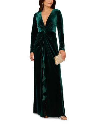 Velvet Twist Gown