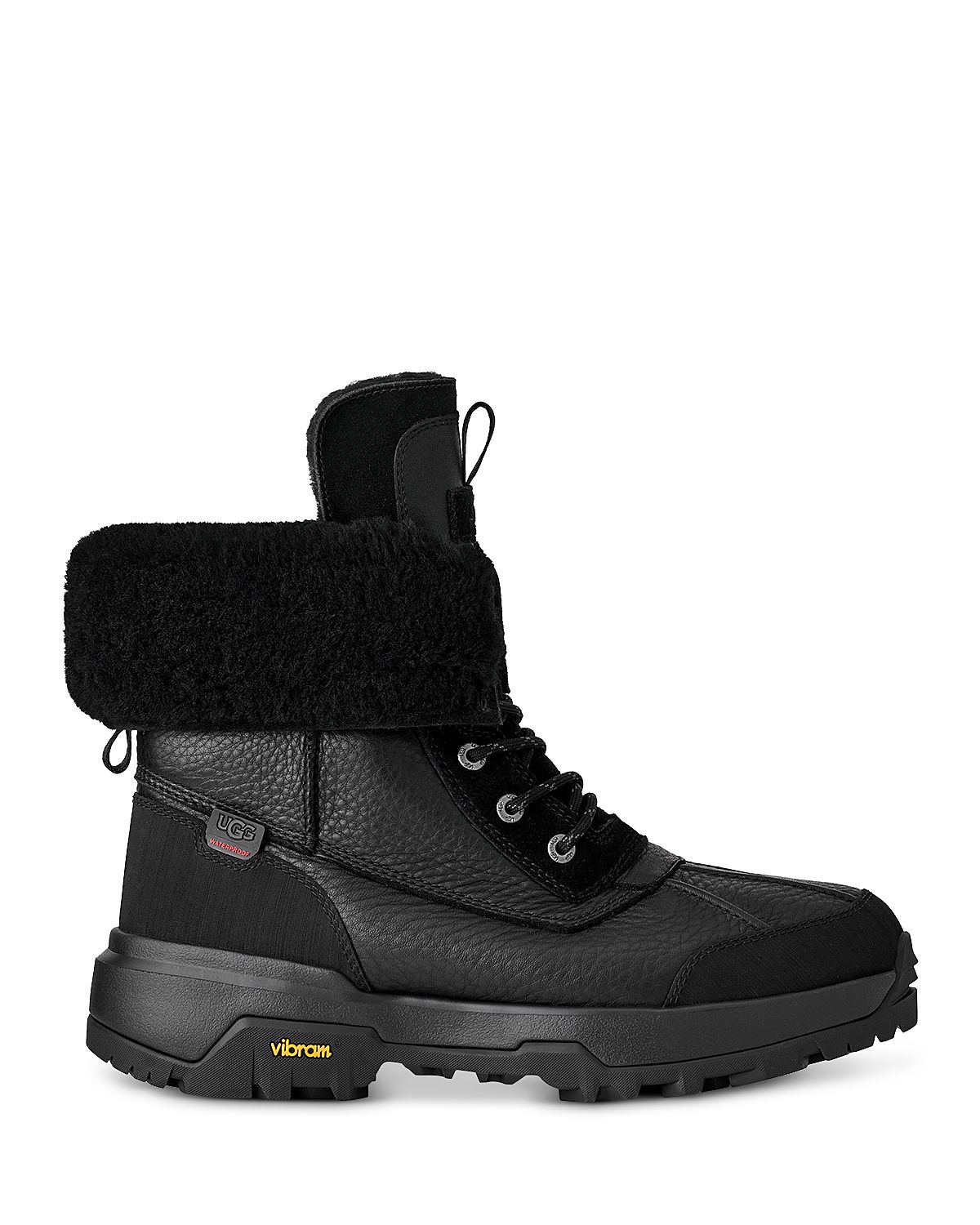 Ugg Men's Adirondack Xxv Faux Fur Lined Waterproof Lace Up Boots