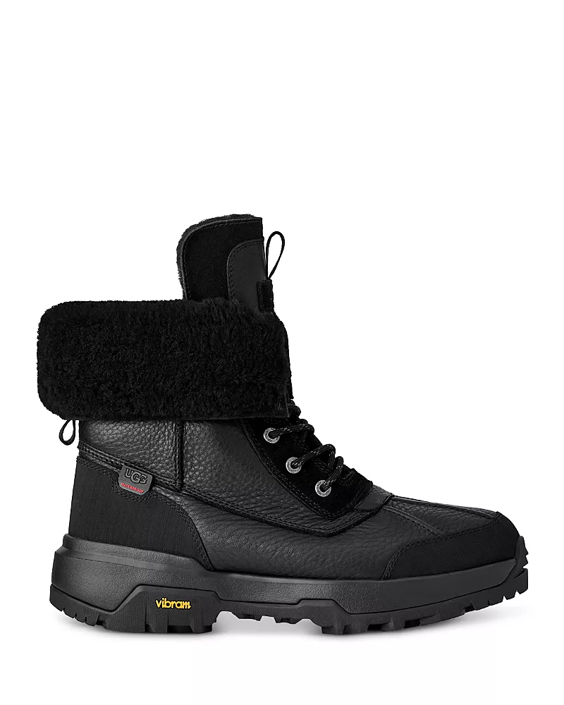 Ugg Men's Adirondack Xxv Faux Fur Lined Waterproof Lace Up Boots