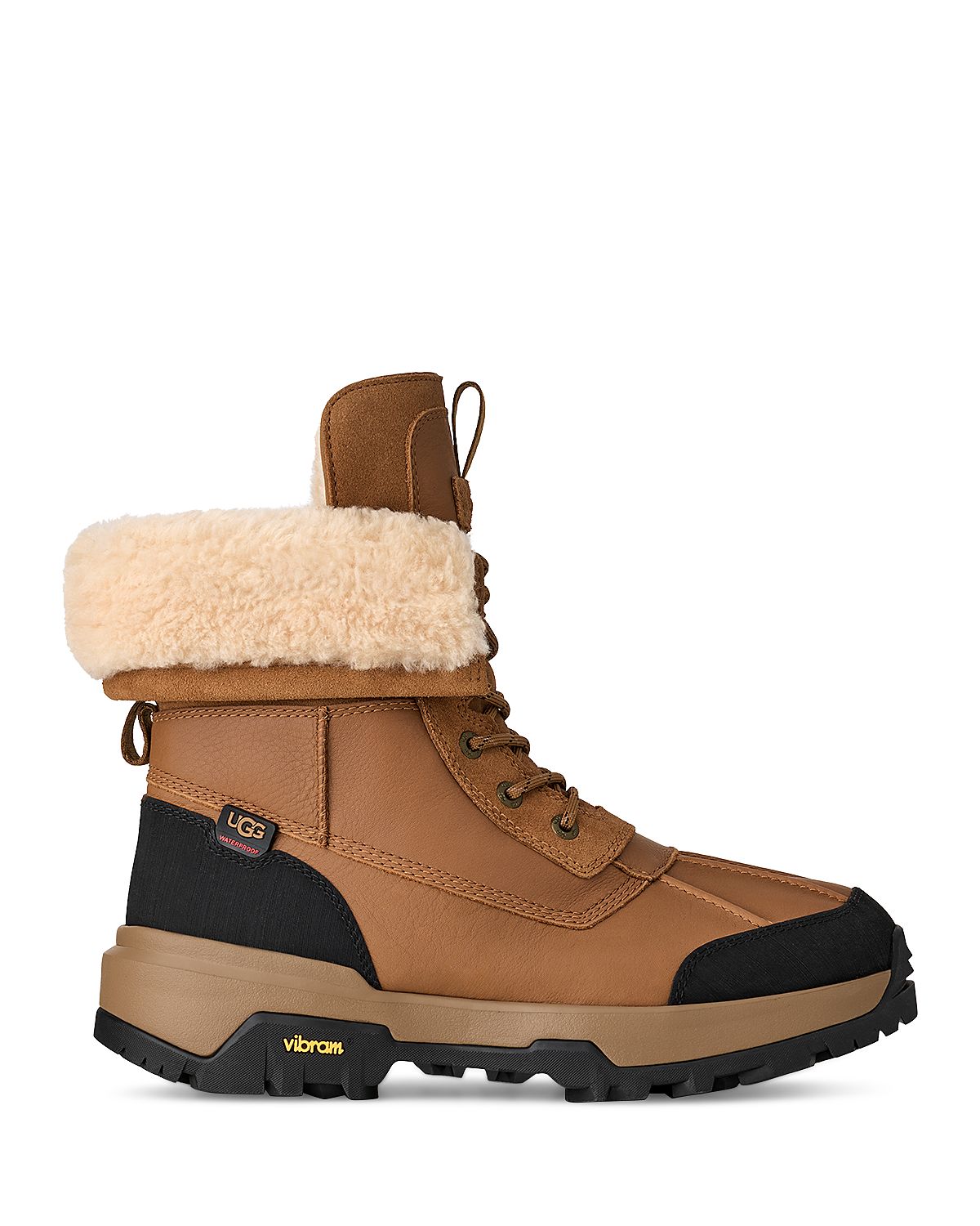 Ugg Men's Adirondack Xxv Faux Fur Lined Waterproof Lace Up Boots