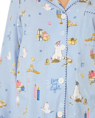 Printed Long Sleeve Pajama Set