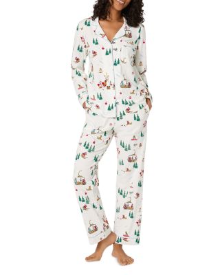 Printed Long Sleeve Pajama Set