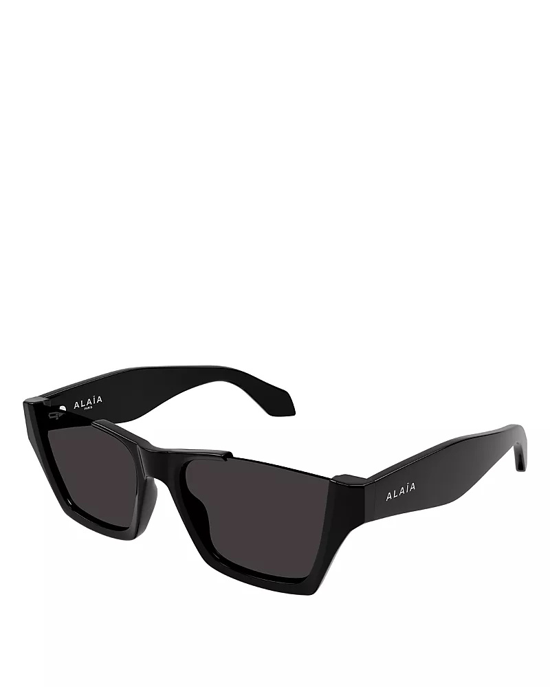 Alaia Rectangular Sunglasses, 58mm
