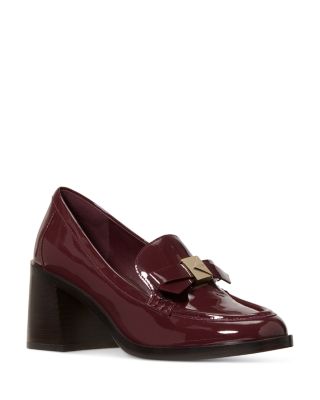Women's Deco Bow Loafer Pumps
