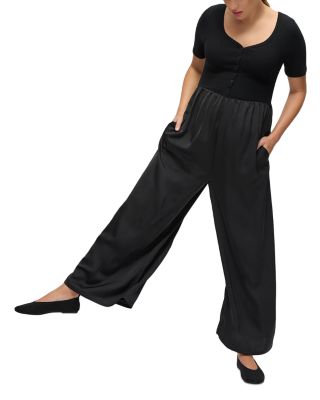 Mixed Media Jumpsuit