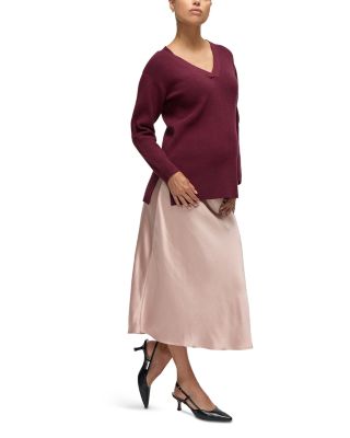 Bias Cut Maternity Skirt