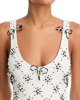 Grace Beaded One Piece Swimsuit