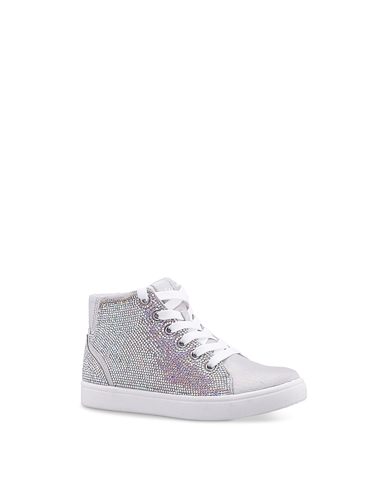 Nina Girls' Kula T High Top Zip Lace Up Sneakers - Toddler In Multi