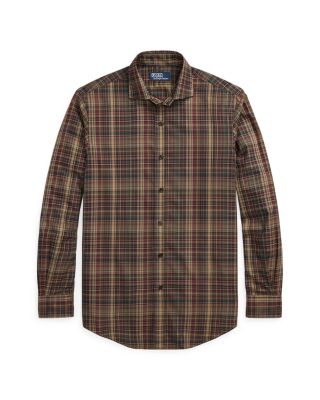 Classic Fit Plaid Twill Shirt