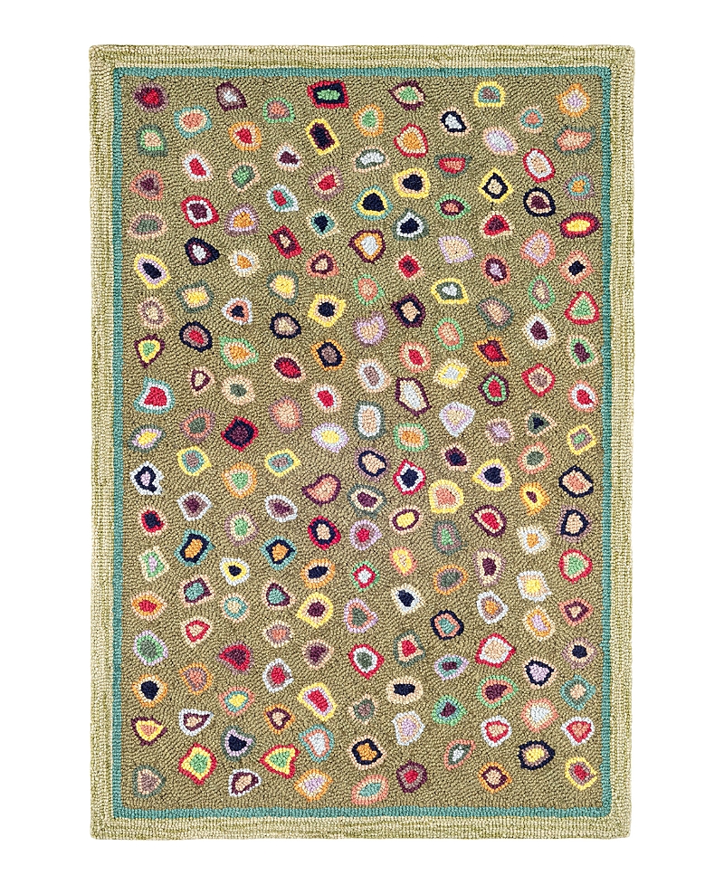 Dash & Albert By Annie Selke Dash Albert By Annie Selke Rda150 Cat's Paw Area Rug, 2'0x3'0 In Green