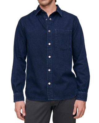 Dominick Denim Shirt in Rain Storm