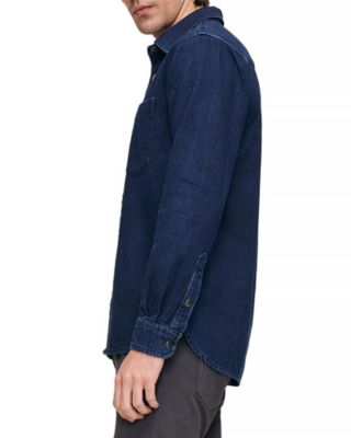 Dominick Denim Shirt in Rain Storm