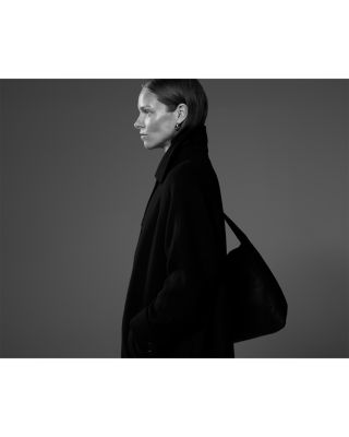 Mabel Buckle Detail Leather Tote Bag