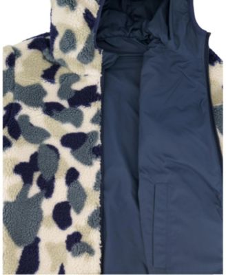 Unisex Reversible Mid-Season Sherpa Jacket - Little Kid