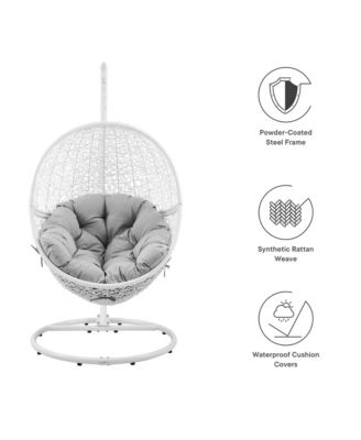 Encase Outdoor Patio Rattan Swing Chair