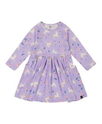 Girls' Jersey Dress with Pockets - Big Kid