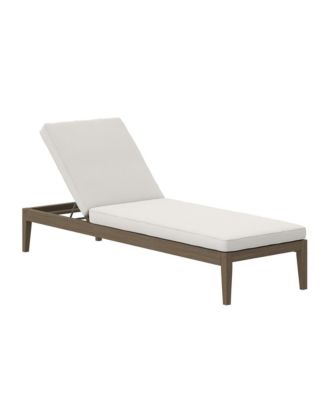 Northlake Outdoor Patio Teak Chaise Lounge