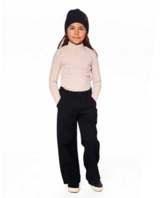 Girls' Waffle Flare Leg Pants - Little Kid