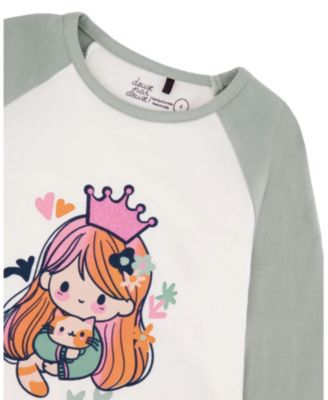 Girls' Jersey Raglan Sleeve Tee - Big Kid