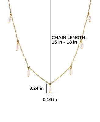  Loki Gold Pearl Necklace