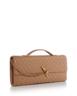 Andiamo Intrecciato Leather Clutch