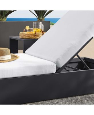 Tahoe Outdoor Patio Powder-Coated Aluminum Chaise Lounge Chair